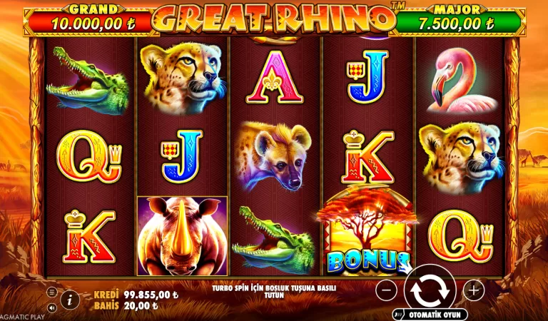 Great Rhino slot icmalı — MostBet-də demo oynanış, mexanika və uyğun oyunçu profili