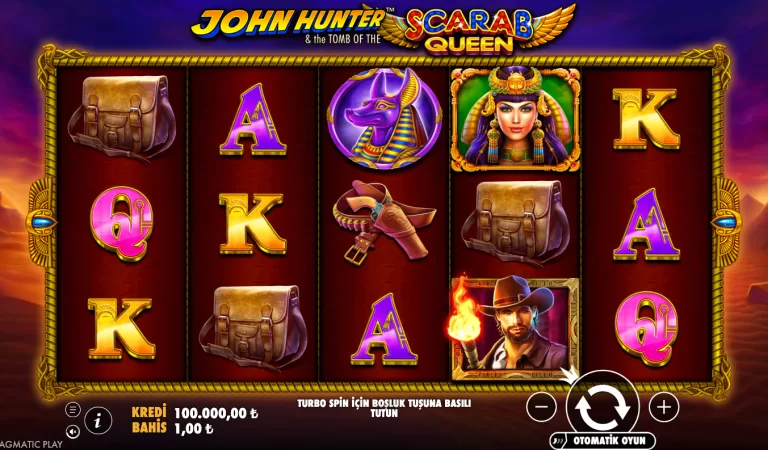 John Hunter and the Tomb of the Scarab Queen slot icmalı